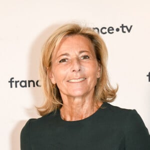 Claire Chazal au photocall de la conférence de presse de France 2 au théâtre Marigny à Paris le 18 juin 2019 © Coadic Guirec / Bestimage