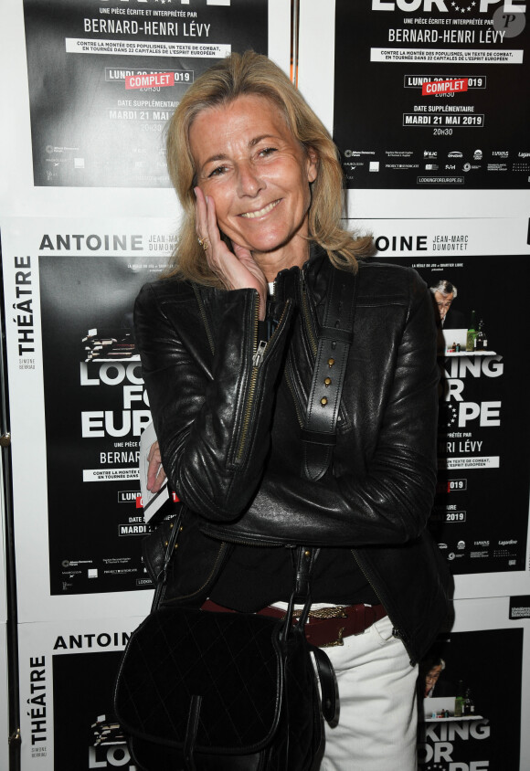 Claire Chazal à la générale de la pièce de Bernard-Henri Levy, "Looking For Europe" au théâtre Antoine à Paris le 21 mai 2019. © Coadic Guirec/Bestimage