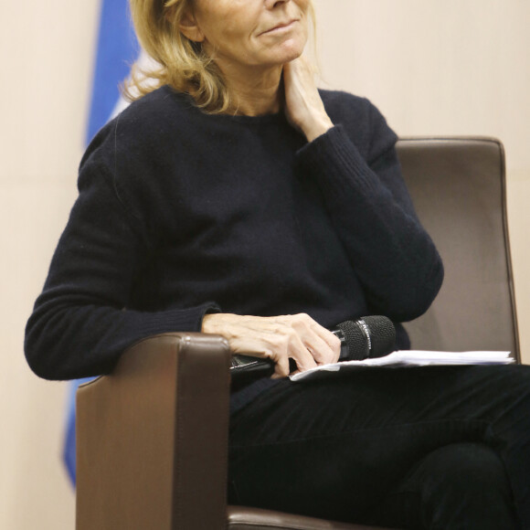 Claire Chazal - Personnalités au Global Positive Forum 2018 au Ministère des Affaires étrangères à Paris. Le 20 novembre 2018 © Marc Ausset-Lacroix / Bestimage