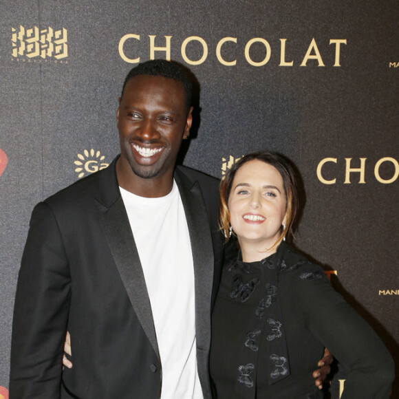 Omar Sy et sa femme Hélène - Avant-première du film "Chocolat" au Gaumont Champs-Elysées Marignan à Paris, le 1er février 2016. © Christophe Aubert via Bestimage