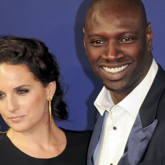 Omar Sy - Helene Sy - Archive - Remises des Césars 2012 - Arrivées tapis rouge - Paris - 25 février 2012