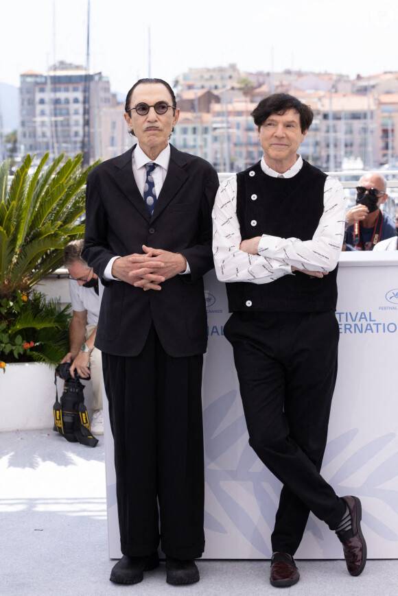 Ron Mael Russell Mael (Sparks) au photocall du film Annette lors du 74ème festival international du film de Cannes le 6 juillet 2021 © Jacovides / Moreau / Bestimage