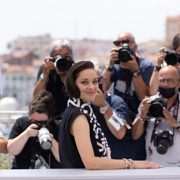 Marion Cotillard au photocall du film Annette lors du 74ème festival international du film de Cannes le 6 juillet 2021 © Jacovides / Moreau / Bestimage