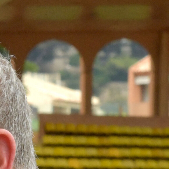 Le prince Albert II de Monaco durant la dernière journée du World Rugby Sevens Repechage tournament qui se déroule au Stade Louis II le 20 juin 2021. Cette compétition est organisée par la Fédération Monégasque de Rugby (FMR), dont le président est Gareth Wittstock, le frère de la Princesse Charlene de Monaco. © Bruno Bebert/Bestimage