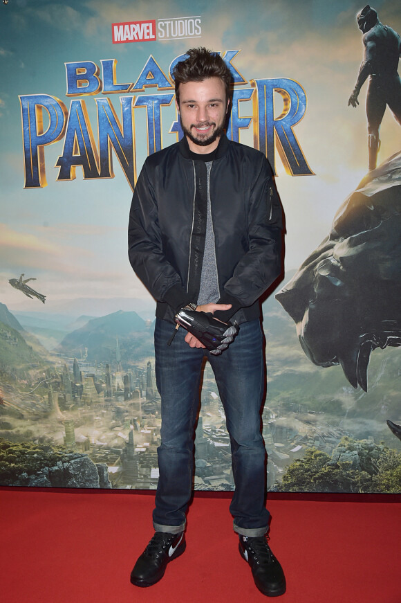 Tom Villa durant la projection du Marvel "Black Panther" au cinéma Grand Rex à Paris, France, le 7 février 2018. © Gorassini-Guirec/Bestimage 