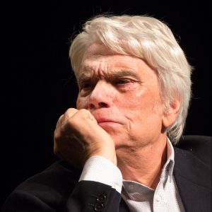 Bernard Tapie donne une conférence "Qui est le vrai Bernard Tapie" au Forum de Liège, Belgique. 