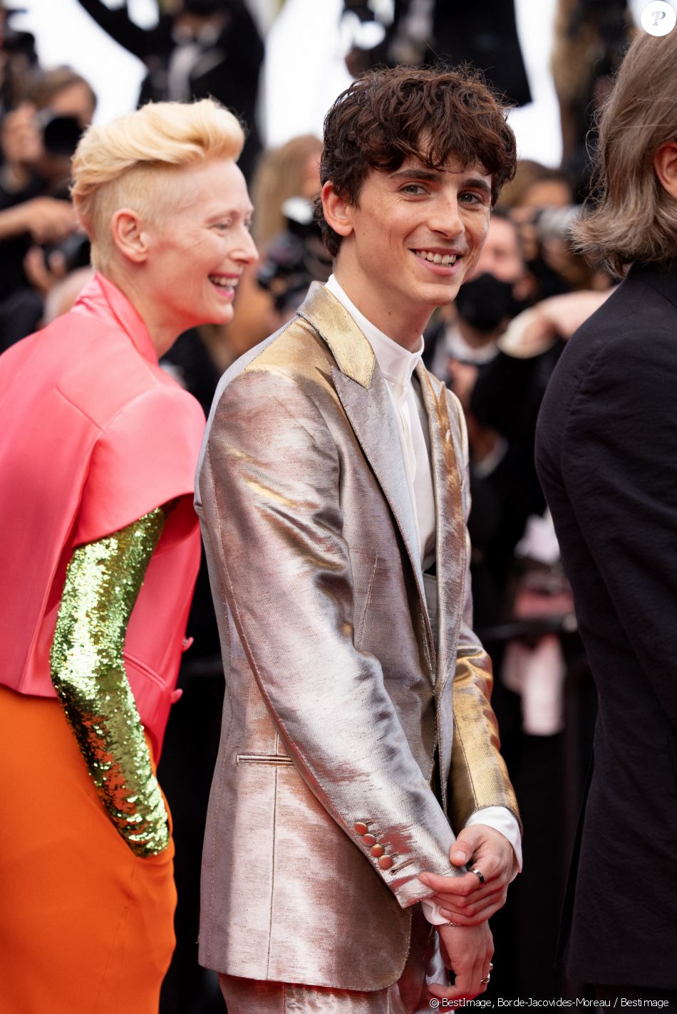 Timothée Chalamet - Montée des marches du film " The French Dispatch" lors du 74ème Festival International du Film de Cannes. Le 12 juillet 2021 © Borde-Jacovides-Moreau / Bestimage