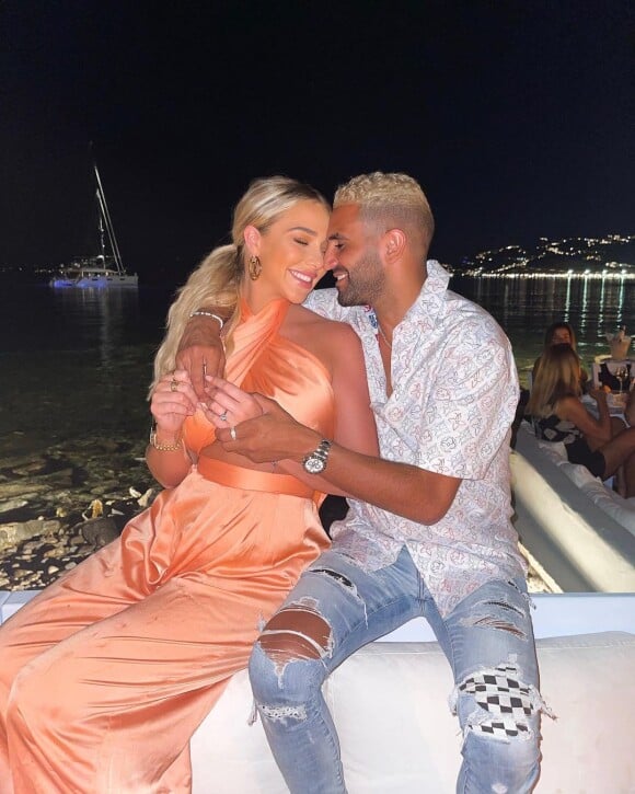 Le footballeur Riyad Mahrez et sa fiancée Taylor Ward, superbe couple sur Instagram.