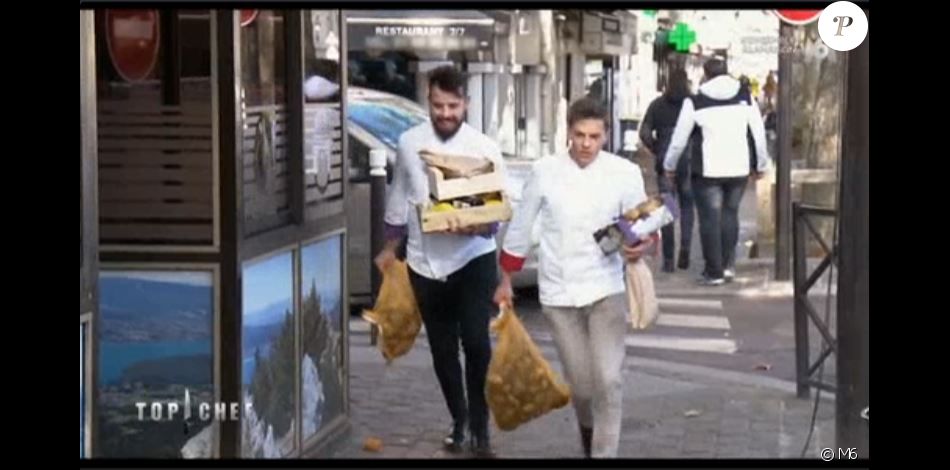 Mallory Gabsi et Adrien Cachot dans La Guerre des restos, le 29 avril, sur M6 - "Top Chef 2020"