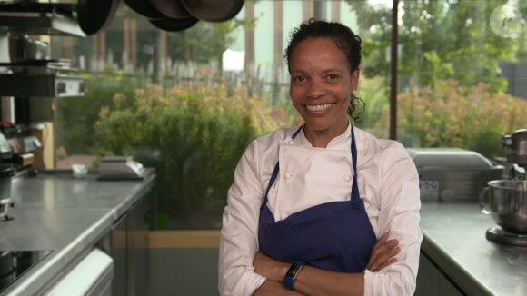 Alessandra Montagne, participante à "Chefs, en cuisine et en famille" sur TMC.
