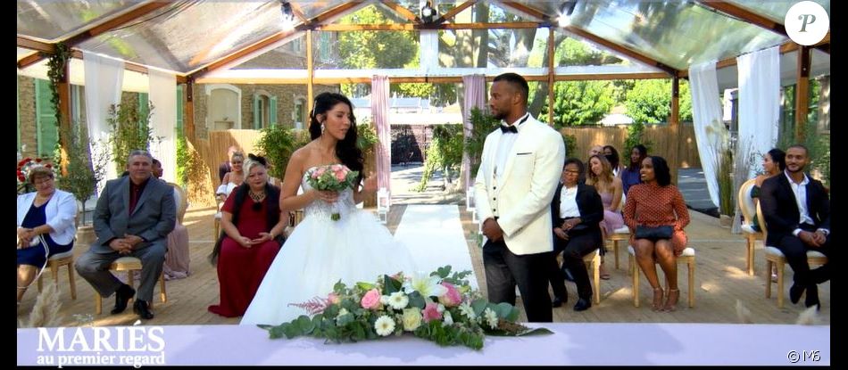 Mariage de Mélina et Yannick dans "Mariés au premier regard 2021" le 8 mars sur M6