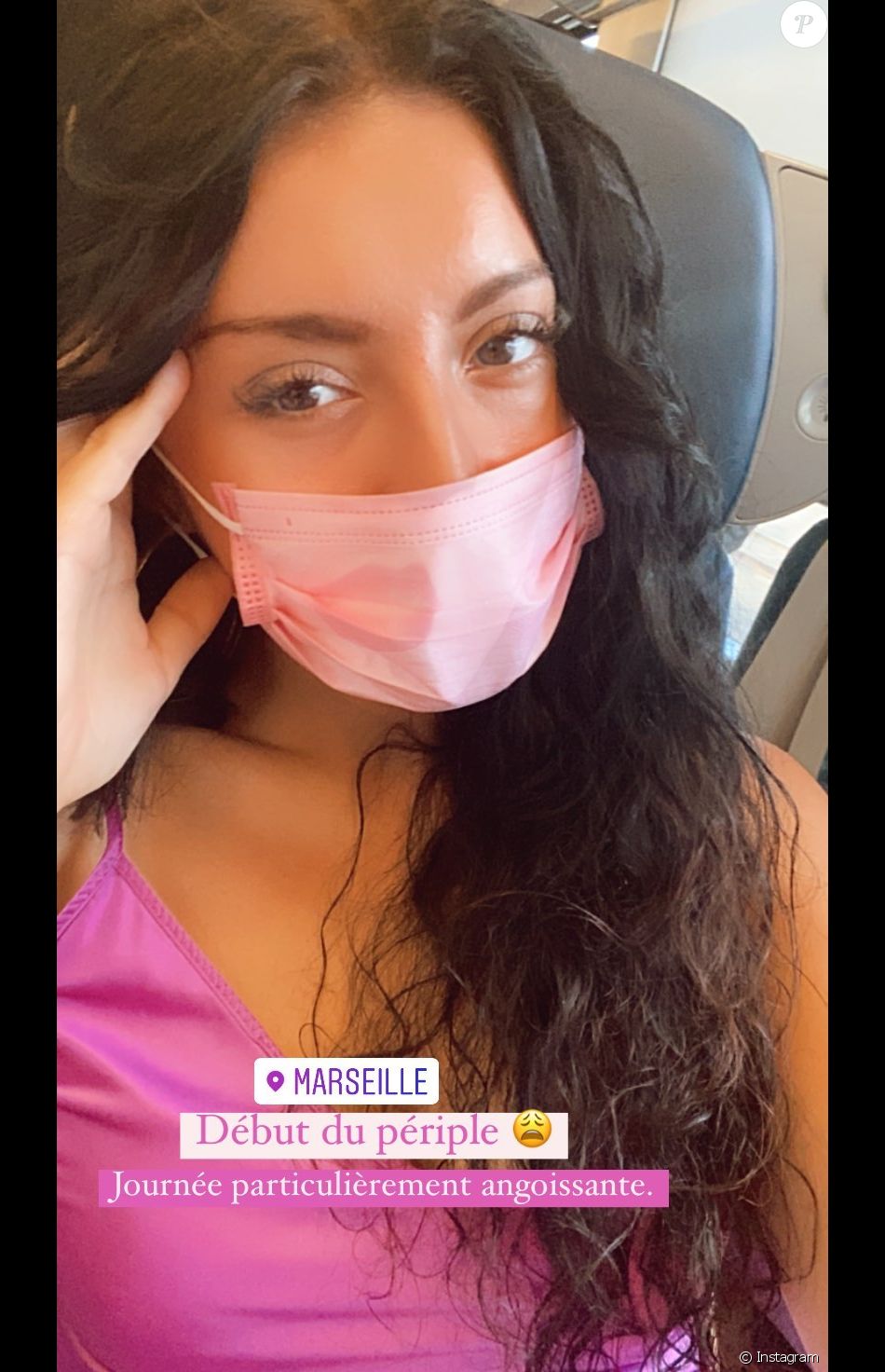 Mélina de "Mariés au premier regard" à Paris pour son divorce, le 16 juillet 2021