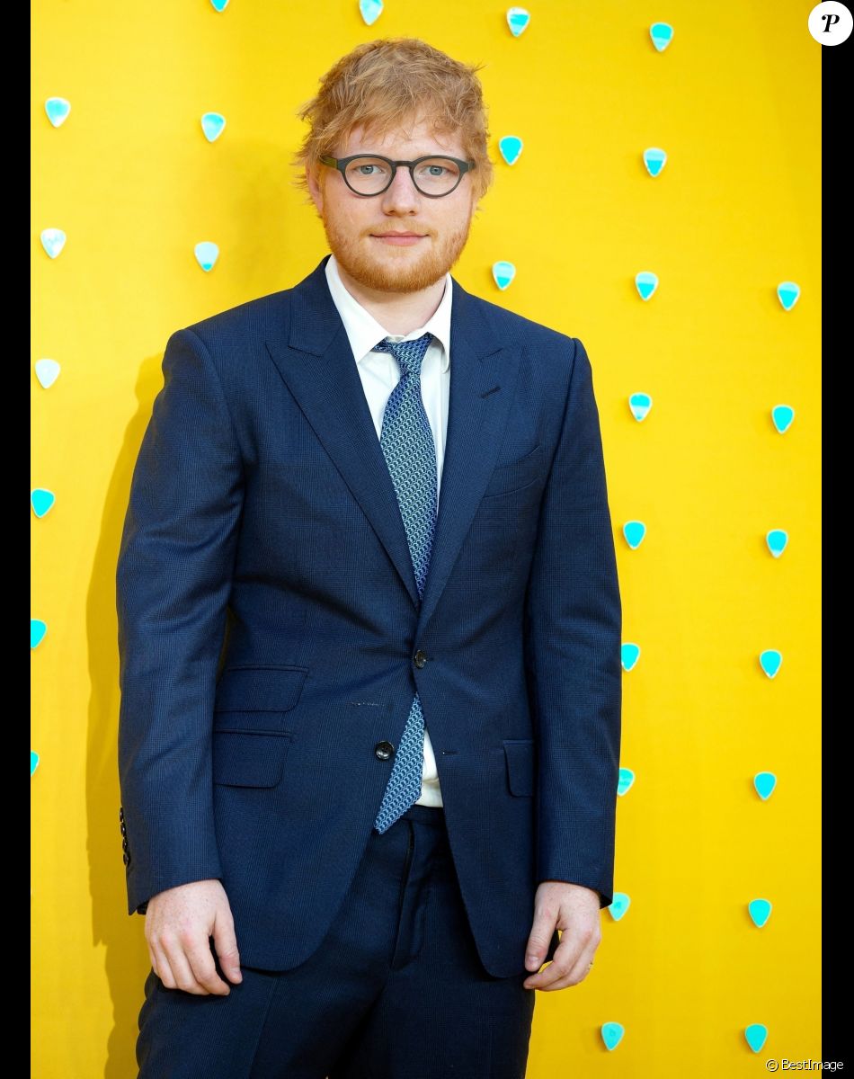 Ed Sheeran lors du photocall de la première du film "Yesterday" au cinéma Odeon Leicester Square à Londres, Royaume Uni, le 18 juin 2019.