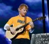 Ed Sheeran en concert à l'Allianz Parque à Sao Paulo.
