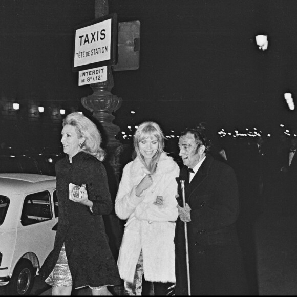 Salvador Dali et Amanda Lear dans les années 1960 à Paris.