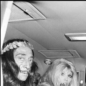 Salvador Dali et Amanda Lear.