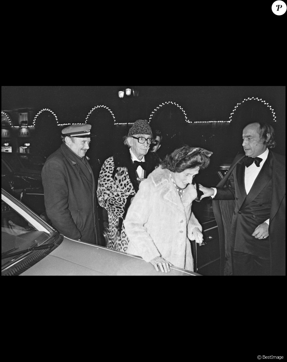 Salvador Dali et son épouse Gala à Paris.