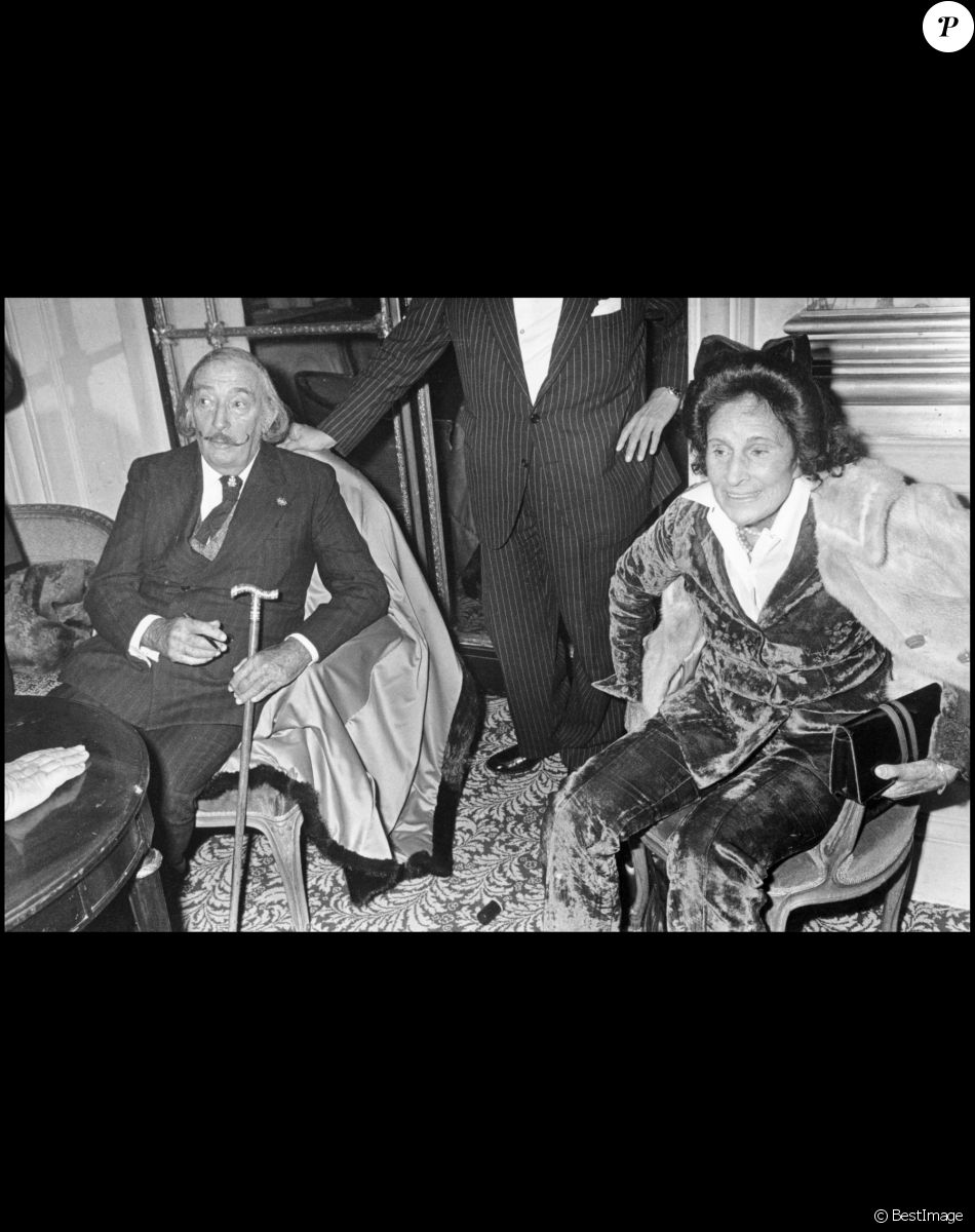 Salvador Dali et son épouse Gala.