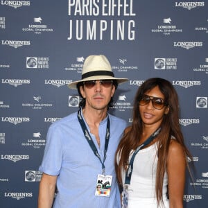 Michel Ressiga, Mia Frye lors du Photocall au Longines Paris Eiffel Jumping au Champ de Mars à Paris, le 5 juillet 2018. © Veeren/Perusseau/Bestimage