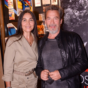 Exclusif - Florent Pagny et sa femme Azucena Caamano lors de la première du spectacle Lost in Buenos Aires à l'Européen à Paris. © Rachid Bellak / Bestimage