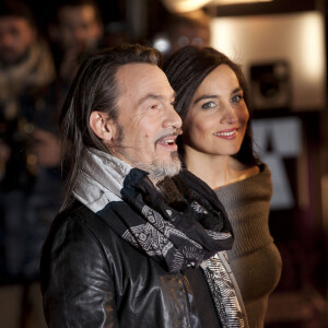 Florent Pagny, sa femme Azucena - 15eme edition des NRJ Music Awards a Cannes.