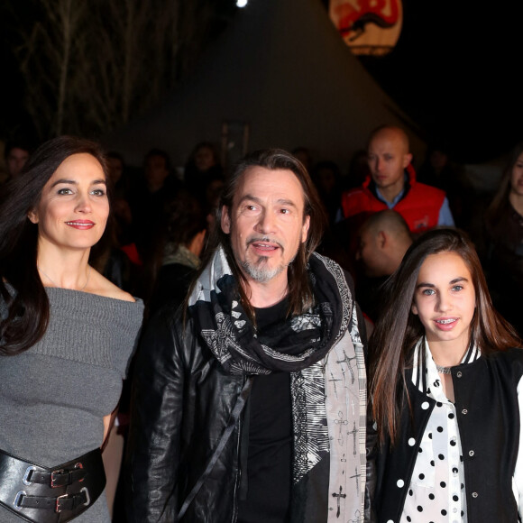 Florent Pagny, sa femme Azucena et leur fille Ael - 15eme edition des NRJ Music Awards a Cannes.