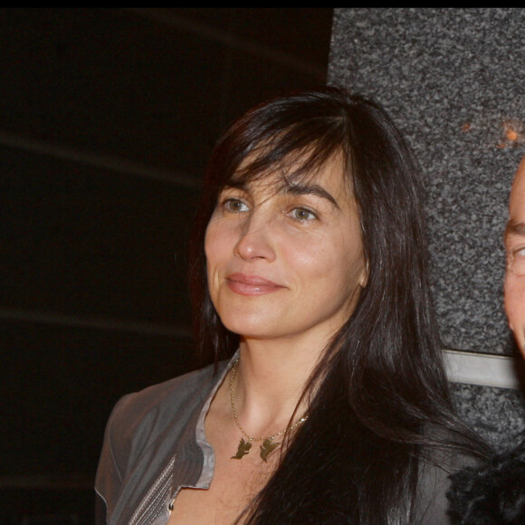 Florent Pagny et sa femme Azucena à la conférence de presse de TF1.