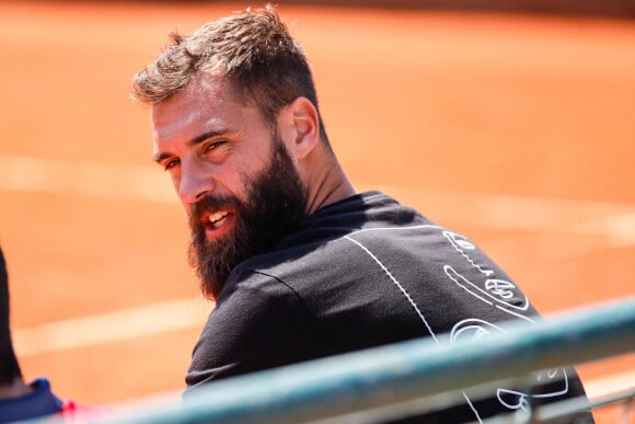 Benoît Paire en double lors des internationaux de tennis Open ATP 250 Emilia Romagna 2021 à Parme, Italie, le 27 mai 2021.