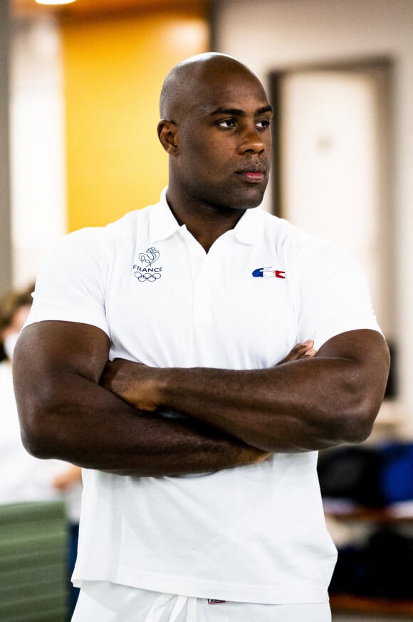 Teddy Riner lors de la présentation de l'équipe de France de Judo à Paris, France, le 22 juin 2021. © Jean-Baptiste Autissier/Panoramic/Bestimage
