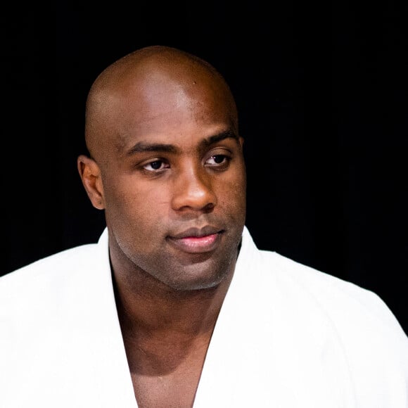 Teddy Riner lors de la présentation de l'équipe de France de Judo à Paris le 22 juin 2021. © JB Autissier / Panoramic / Bestimage