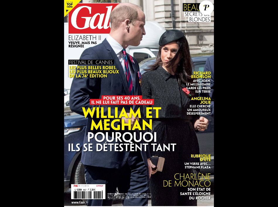 Couverture du nouveau numéro du magazine "Gala" paru le 22 juillet 2021