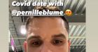 Florent Manaudou et sa compagne Pernille Blume à Tokyo.