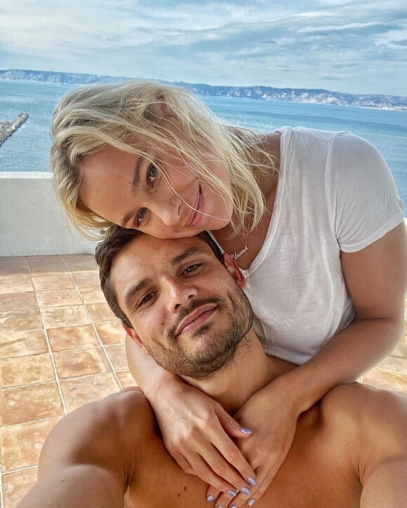 Florent Manaudou et sa compagne Pernille Blume.