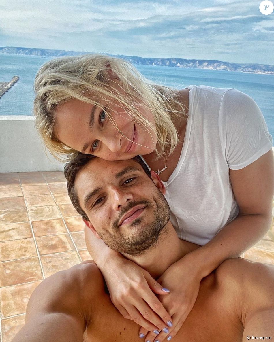 Florent Manaudou et sa compagne Pernille Blume.