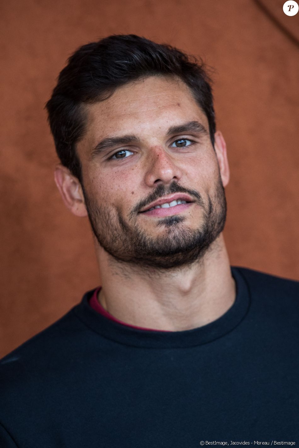 Florent Manaudou au village pour la finale hommes lors des internationaux de France de tennis de Roland Garros 2019 à Paris le 9 juin 2019. © Jacovides - Moreau / Bestimage