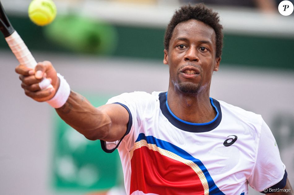 Gaël Monfils - 2e tour simples Messieurs des Internationaux de France à Roland-Garros, à Paris. Le 3 juin 2021. © Federico Pestellini/Panoramic/Bestimage