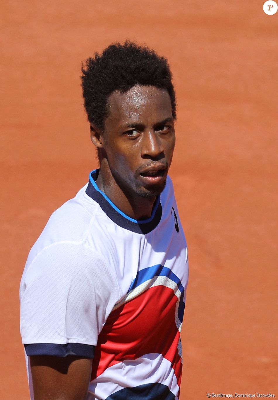 Gaël Monfils - Internationaux de France de Roland-Garros à Paris, le 1er juin 2021. © Dominique Jacovides / Bestimage