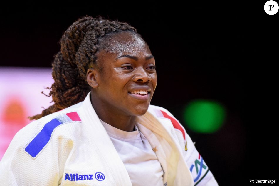 La judokate française Clarisse Agbegnenou sacrée championne du monde pour la cinquième fois lors des championnats du monde de Judo à Budapest, Hongrie, le 9 juin 2021.