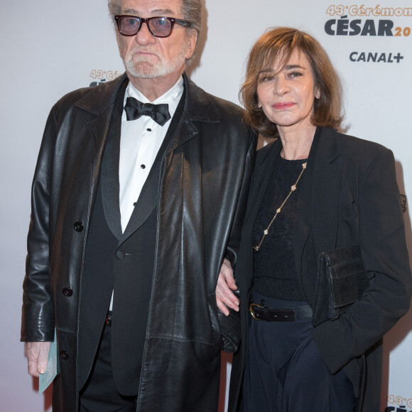 Eddy Mitchell, Muriel Bailleul - Arrivées lors de la 43ème cérémonie des Cesar à la salle Pleyel à Paris, le 2 mars 2018. © Dominique Jacovides - Olivier Borde / Bestimage