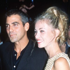 George Clooney et Céline Balitran à New York. 


