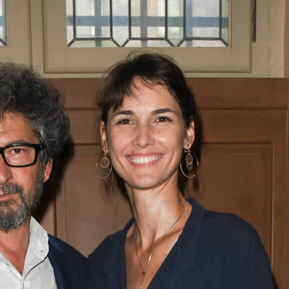 Radu Mihaileanu et Eglantine Eméyé - Opéra "Tosca Puccini" à l'hôtel national des Invalides dans le cadre de l'opération "Opéra en plein air" à Paris le 4 septembre 2019.  © Coadic Guirec/Bestimage