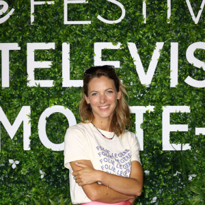 Elodie Varlet pour la série Plus belle la vie, sur le photocall du 60eme Festival de Télévision de Monte-Carlo au Grimaldi Forum à Monaco le 19 juin 2021. 