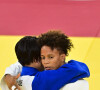 Amandine Buchard (Fra - Blanc) vs Uta Abe (Jpn - Bleu) - Jeux Olympiques de Tokyo 2020 - Judo Femmes < 52kg au Nippon Budokan. Tokyo, le 25 juillet 2021.