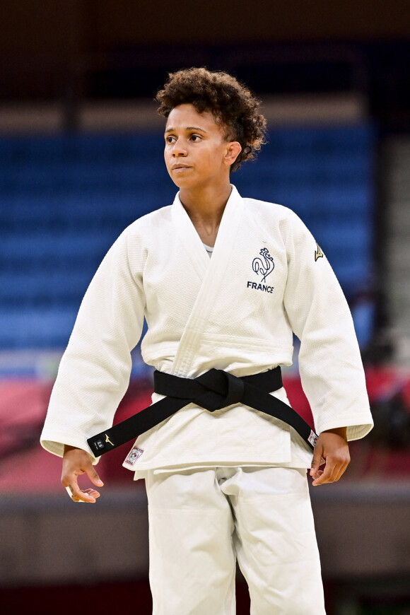 Amandine Buchard (Fra - Blanc) - Jeux Olympiques de Tokyo 2020 - Judo Femmes < 52kg au Nippon Budokan. Tokyo, le 25 juillet 2021.