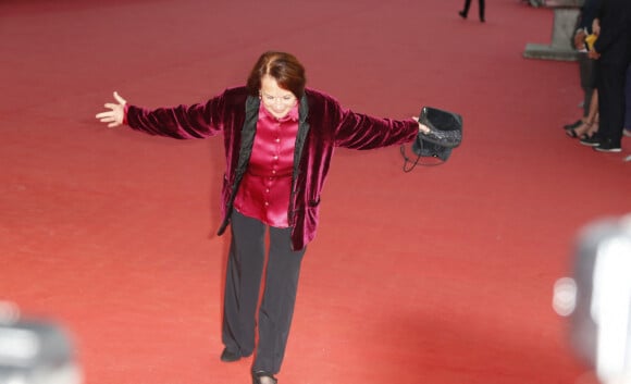 Françoise Arnoul arrivant pour la projection du film IN DUBIOUS BATTLE lors du 42ème FESTIVAL DU CINEMA AMERICAIN DE DEAUVILLE 2016 le 5 septembre 2016