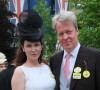 Le comte Charles Spencer, frère de Lady Diana, et sa femme Lady Spencer à Ascot en juin.