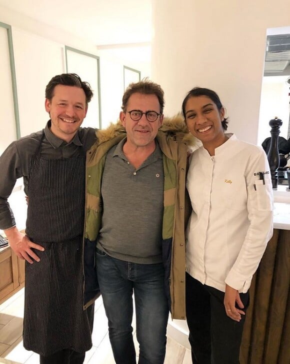 Kelly Rangama, ex-candidate de "Top Chef" en 2017 a reçu sa première étoile du guide Michelin. Janvier 2020.