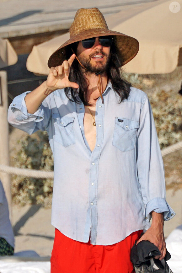 Jared Leto en vacances à Ibiza. Le 30 juillet 2019.