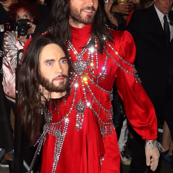 Jared Leto à la sortie de la 71ème édition du MET Gala, à New York, le 6 mai 2019.