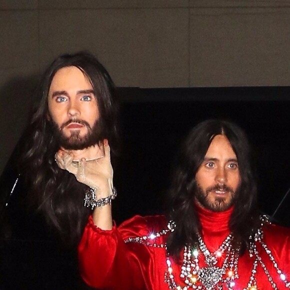 Jared Leto à la sortie de la 71ème édition du MET Gala, à New York, le 6 mai 2019.